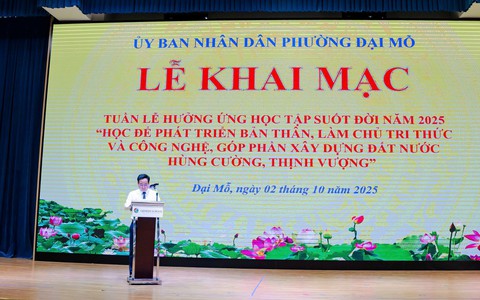Phường Đại Mỗ khai mạc tuần lễ Học tập suốt đời năm 2025