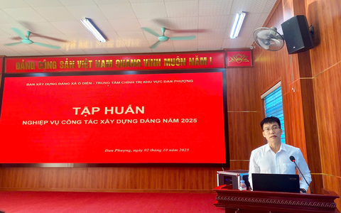 Tập huấn bồi dưỡng nghiệp vụ công tác xây dựng Đảng năm 2025