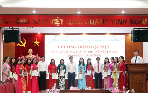 Phường Chương Mỹ gặp mặt kỷ niệm 95 năm Ngày thành lập Hội Liên hiệp Phụ nữ Việt Nam (20/10/1930 – 20/10/2025)