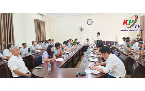 UBND xã Kiều Phú tổ chức hội nghị triển khai Kế hoạch cưỡng chế đối với các trường hợp vi phạm đất đai trên địa bàn