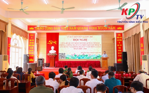 UBND xã Kiều Phú tổ chức Hội nghị công bố Quyết định thành lập Ban Chỉ đạo phòng, chống ma túy và triển khai Kế hoạch xây dựng “Xã không ma túy” 