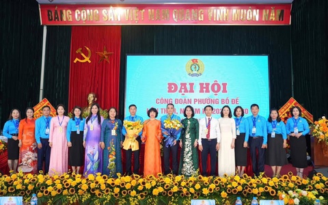 Đại hội Công đoàn phường Bồ Đề lần thứ I, nhiệm kỳ 2025 - 2030 thành công tốt đẹp