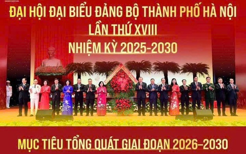 Đại hội đại biểu Đảng bộ Thành phố lần thứ XVIII, nhiệm kỳ 2025-2030: Mục tiêu tổng quát giai đoạn 2026-2030.