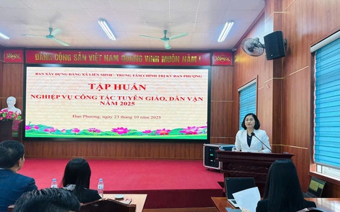 Ban Xây dựng Đảng tổ chức tập huấn công tác tuyên giáo và dân vận năm 2025