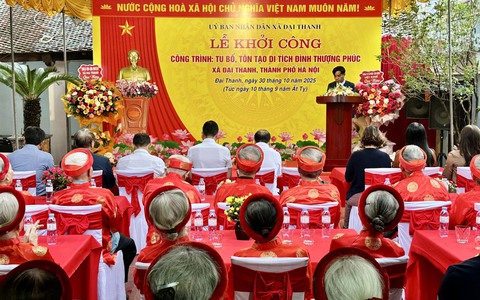 Lễ khởi công công trình tu bổ tôn tạo đình làng Thượng Phúc xã Đại Thanh