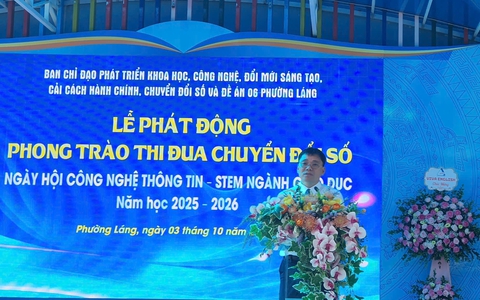 Phường Láng phát động phong trào chuyển đổi số ngành giáo dục năm học 2025 - 2026