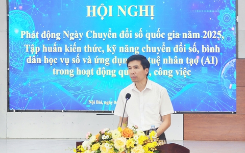 XÃ NỘI BÀI TỔ CHỨC HỘI NGHỊ PHÁT ĐỘNG NGÀY CHUYỂN ĐỔI SỐ QUỐC GIA