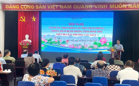 Trạm Y tế phường Cầu Giấy chủ động phòng, chống dịch bệnh - Bảo vệ Sức khỏe cộng đồng