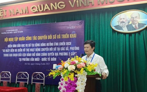 Ra quân chiến dịch “45 ngày đêm hỗ trợ hoạt động chuyển đổi số” và triển khai “Điểm Bình dân học vụ số tại cộng đồng”