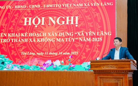 Xã Yên Lãng triển khai Kế hoạch xây dựng 
“Xã Yên Lãng trở thành xã không ma túy” năm 2025