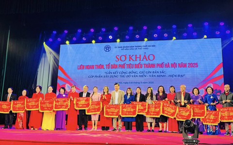 XÃ VẬT LẠI THAM GIA LIÊN HOAN “THÔN, TỔ DÂN PHỐ VĂN HÓA TIÊU BIỂU THÀNH PHỐ HÀ NỘI NĂM 2025”
