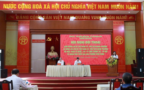 ĐIỂM MỚI ĐỐI THOẠI TẠI PHƯỜNG VĨNH HƯNG 