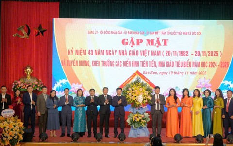 Xã Sóc Sơn tuyên dương nhiều điển hình tiên tiến ngành Giáo dục và Đào tạo