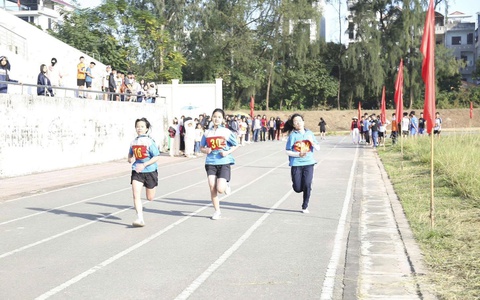 XÃ SÓC SƠN TỔ CHỨC GIẢI ĐIỀN KINH TRONG KHUÔN KHỔ ĐẠI HỘI THỂ DỤC THỂ THAO XÃ LẦN THỨ I NĂM 2025