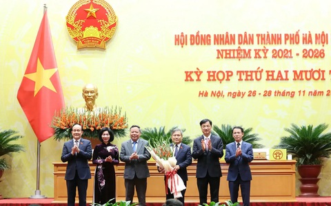 Đồng chí Vũ Đại Thắng được bầu giữ chức vụ Chủ tịch UBND Thành phố Hà Nội