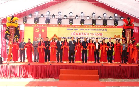 Lễ khánh thành công trình tu bổ, tôn tạo di tích lịch sử văn hóa Đình Phong Châu