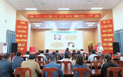 UBND XÃ ỨNG HÒA TỔ CHỨC TẬP HUẤN HỆ THỐNG QUẢN LÝ CHẤT LƯỢNG TCVN ISO 9001:2015.