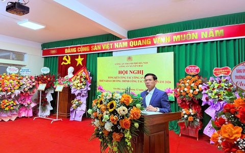 Công an xã Yên Bài tổng kết công tác năm 2025