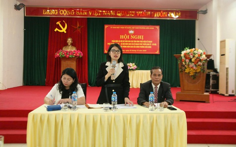 UB. MTTQ phường Kiến Hưng tổ chức hội nghị phản biện Dự thảo Báo cáo kết quả thực hiện các chỉ tiêu phát triển kinh tế - xã hội năm 2025 và Kế hoạch phát triển kinh tế - xã hội năm 2026 của UBND phường Kiến Hưng