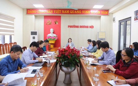 Họp phiên thứ nhất Ban Chỉ đạo và Uỷ ban bầu cử phường Dương Nội