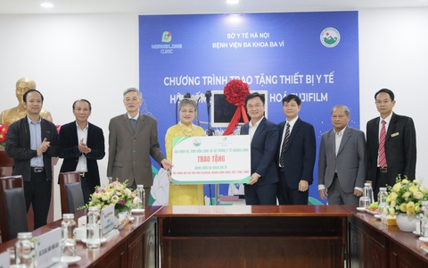 Bệnh viện đa khoa Ba Vì tiếp nhận thiết bị y tế nội soi tiêu hóa hiện đại