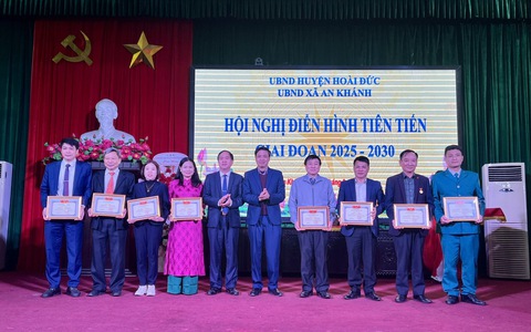 Xã An Khánh biểu dương Điển hình tiên tiến, Người tốt - Việc tốt trên địa bàn giai đoạn 2020 - 2025