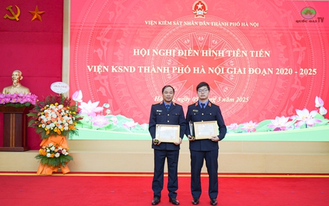 VKSND huyện Quốc Oai vinh dự có 2 cá nhân được tuyên dương là điển hình tiên tiến giai đoạn 2020-2025