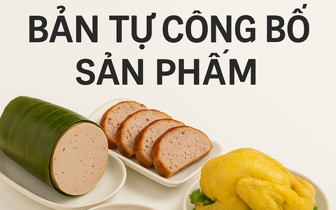 Bản tự công bố sản phẩm thực phẩm của HTX Nông nghiệp và Du lịch Trải nghiệm Ứng Hòa; HTX sản xuất kinh doanh dịch vụ thủy sản Minh Quân.