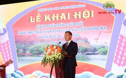 LỄ KHAI HỘI - LỄ HỘI TRUYỀN THỐNG CHÙA THẦY VÀ TUẦN LỄ VĂN HÓA DU LỊCH, XÚC TIẾN THƯƠNG MẠI HUYỆN QUỐC OAI NĂM 2025