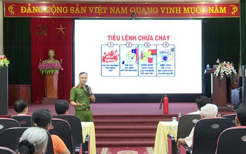 70.530 người dân trên địa bàn huyện được tuyên truyền nghiệp vụ phòng cháy, chữa cháy và cứu nạn, cứu hộ