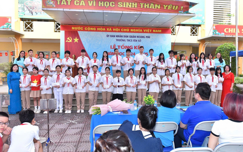 Trường THCS Yên Sở long trọng tổ chức lễ tổng kết năm học 2024 - 2025
