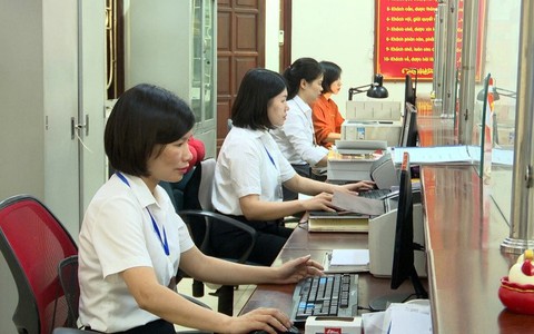 Vận hành thử nghiệm thuận lợi Điểm phục vụ hành chính công xã Dương Hoà mới