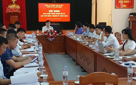 Đảng ủy xã Liên Minh: Vận hành thử nghiệm Hội nghị giao ban Ban Chấp hành Đảng bộ xã lần thứ nhất, nhiệm kỳ 2025 - 2030