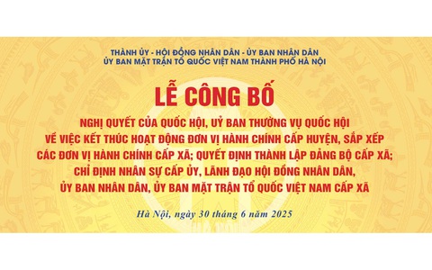 Thông tin chỉ đạo, điều hành của UBND Thành phố, Chủ tịch UBND thành phố Hà Nội (ngày 27/6/2025)