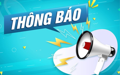 THÔNG BÁO
