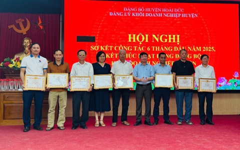 Đảng bộ Khối Doanh nghiệp sơ kết 6 tháng đầu năm 2025, công bố Quyết định kết thúc hoạt động của Đảng bộ Khối Doanh nghiệp