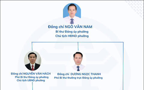 Bộ máy tổ chức phường Đông Ngạc