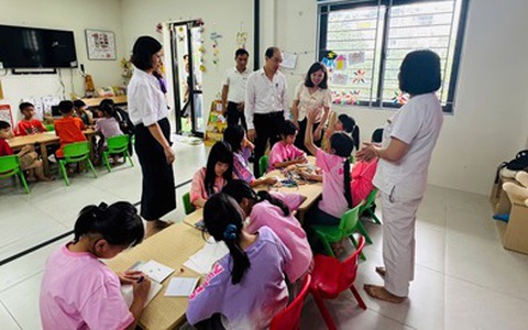 Lãnh đạo Sở Y tế Hà Nội thăm và làm việc tại Trung tâm Bảo trợ xã hội 3