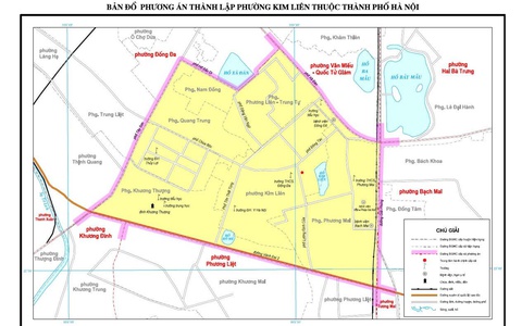 BẢN ĐỒ HÀNH CHÍNH PHƯỜNG KIM LIÊN