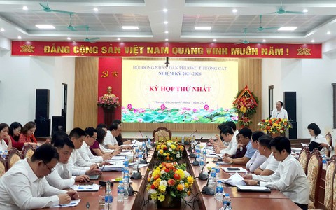HĐND phường Thượng Cát tổ chức kỳ họp thứ Nhất, nhiệm kỳ 2021-2026