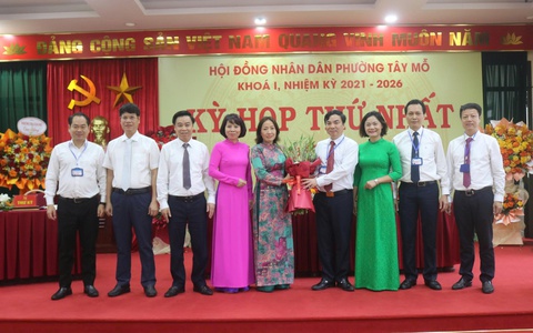 HĐND phường Tây Mỗ khai mạc kỳ họp thứ Nhất
khóa I, nhiệm kỳ 2021-2026.