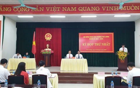HĐND phường Phú Lương khoá I tổ chức thành công