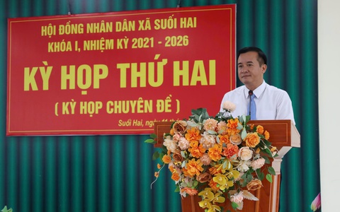 HĐND xã Suối Hai tổ chức kỳ họp chuyên đề, quyết nghị nhiều nội dung quan trọng.