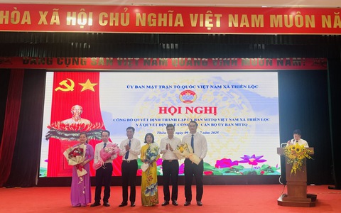 Ủy ban MTTQ Việt Nam xã Thiên Lộc tổ chức hội nghị lần thứ Nhất.