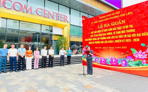 PHƯỜNG KIM LIÊN: Đồng loạt ra quân đảm bảo TTĐT-TTATGT, giữ gìn vệ sinh môi trường trên địa bàn trong đợt cao điểm chào mừng sự kiện thành lập phường, hướng tới Đại hội Đại biểu Đảng bộ phường Kim Liên lần thứ I, nhiệm kỳ 2025 - 2030