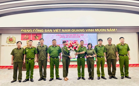 Công an xã Gia Lâm tổ chức hội nghị sơ kết 01 năm hoạt động và triển khai nhiệm vụ của lực lượng bảo vệ ANTT ở cơ sở