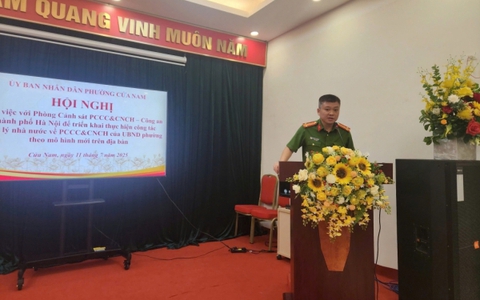 Triển khai đồng bộ các giải pháp phòng cháy, chữa cháy trong tình hình mới