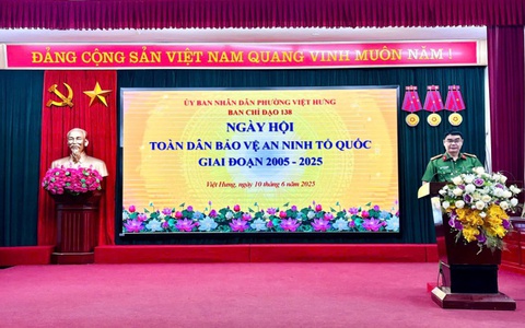 Phường Việt Hưng tổ chức “Ngày hội toàn dân bảo vệ an ninh Tổ quốc” năm 2025