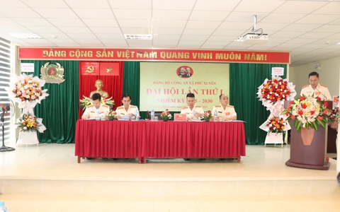 Đại hội Đảng bộ Công an xã Phú Xuyên lần thứ nhất, nhiệm kỳ 2025 – 2030