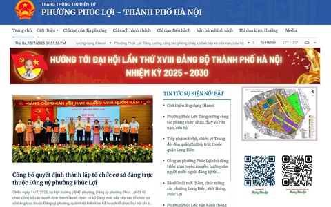 Hà Nội: triển khai tuyên truyền trên 126 trang thông tin điện tử cấp phường, xã sau sắp xếp